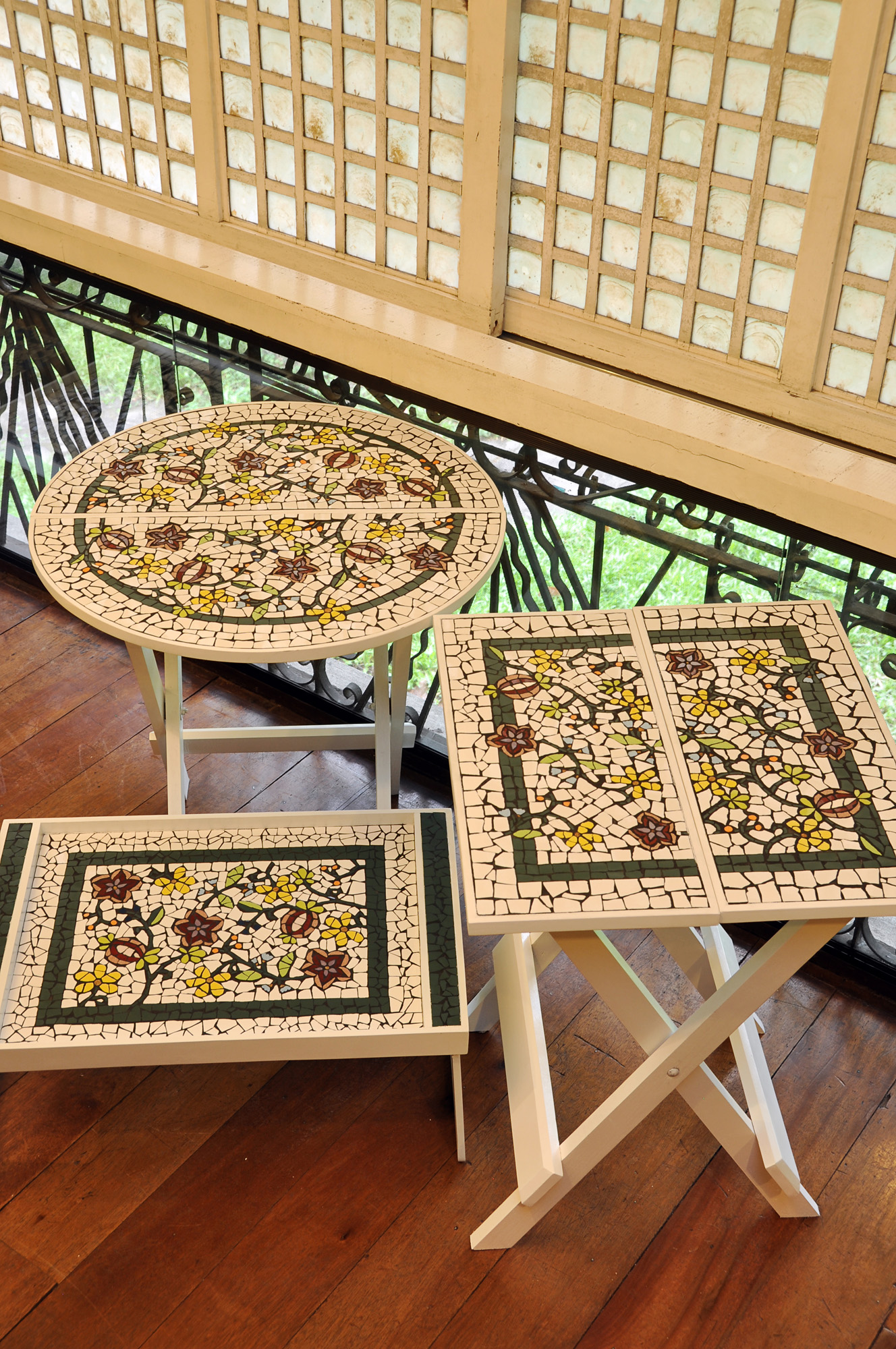 Mosaic Folding Tables NVC Foundation