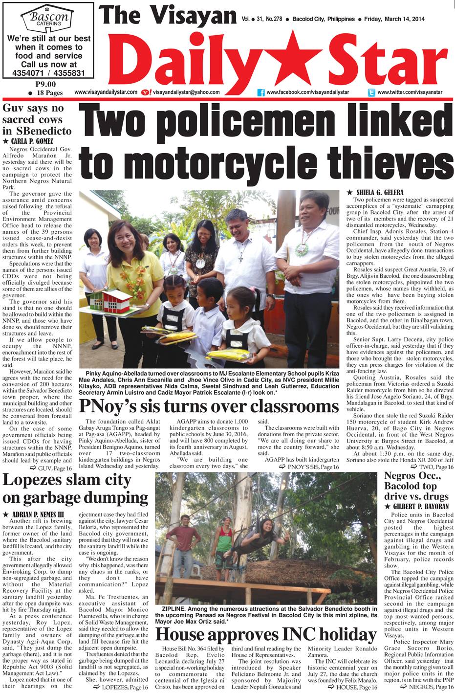 Star philippine daily Philippine Newspapers