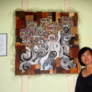 Volunteer work inspires mosaic art