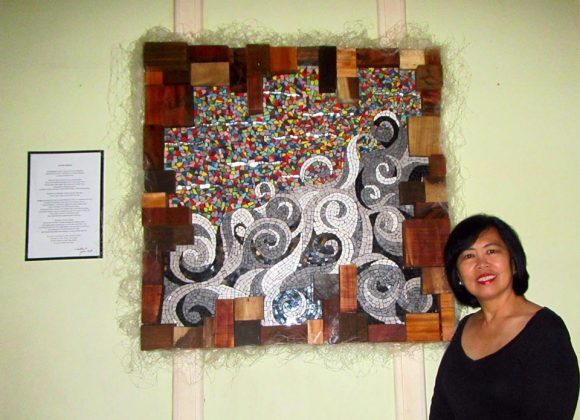 Volunteer work inspires mosaic art Volunteer work inspires mosaic art