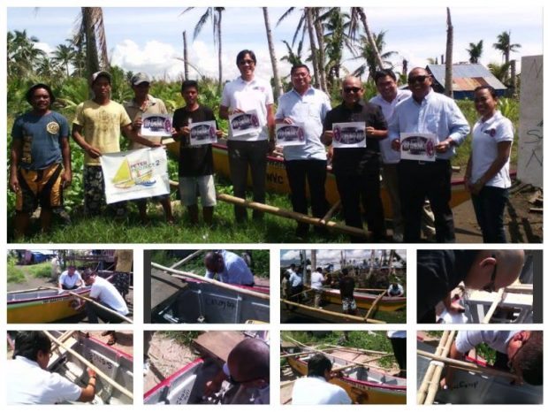 Integrated Bar of the Philippines (IBP) Makati Chapter turning over Peter Project boats