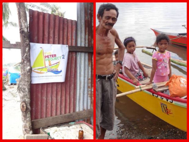 Enocencio Tagayong can now fish for a living instead of lining up for food aid in Tacloban, Leyte