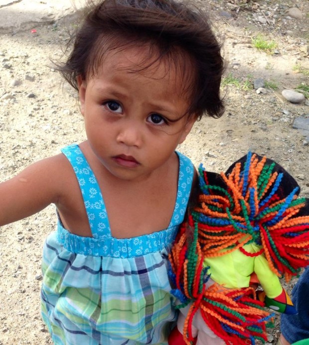 Maria Luisa of Palo, Leyte lost her mother and 2-day old sibling to Typhoon Yolanda