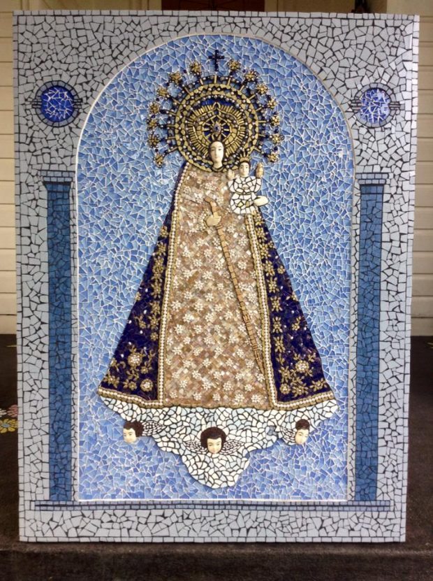 Our Lady of Manaoag mosaic