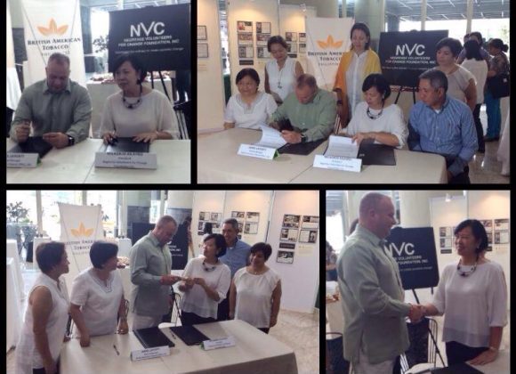 NVC receives a Php9 million grant from British American Tobacco NVC receives a Php9 million grant from British American Tobacco