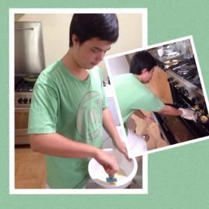 15-year-old Chris cooks up a new way to volunteer