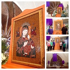 NVC mosaic of Our Lady of Perpetual Help installed at St. John Bosco church