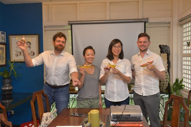The Googlers with their replica Peter Project boats to remind them of their contribution to NVC and our beneficiaries.