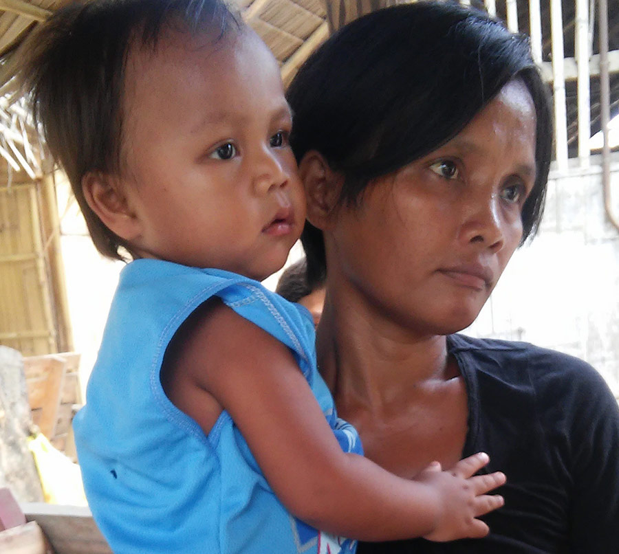 After taking part in NVC Foundation's Mingo Meals feeding program, Joven is now a healthy little boy