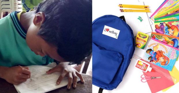 Help NVC pack Love Bags for underprivileged students