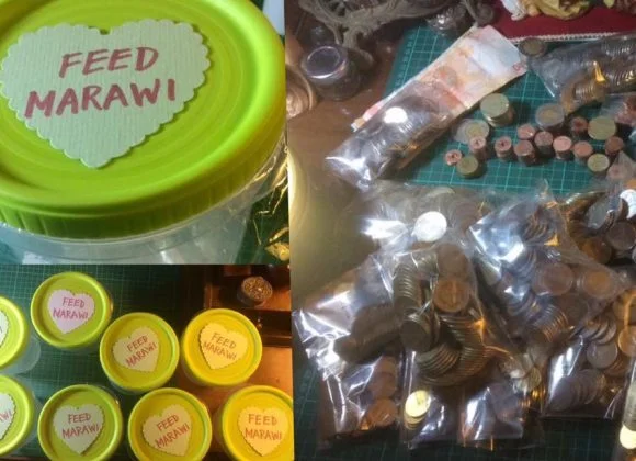 Clinking coins for Marawi Clinking coins for Marawi