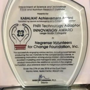 NVC receives DOST Kabalikat Achievement Award