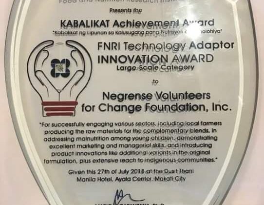 NVC receives DOST Kabalikat Achievement Award