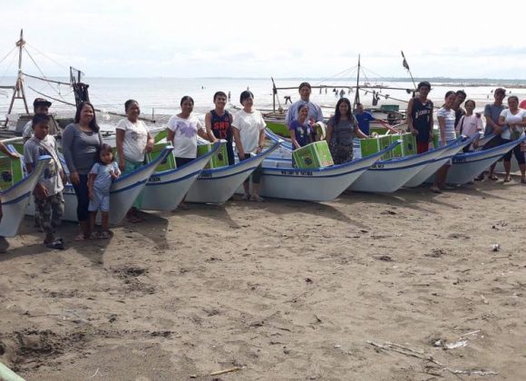 11 Peter Project boats turned over in Punta Taytay, Bacolod City 11 Peter Project boats turned over in Punta Taytay, Bacolod City