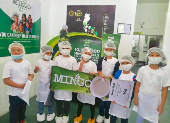 Students learn about nutrition at the NVC Production Plant Students learn about nutrition at the NVC Production Plant