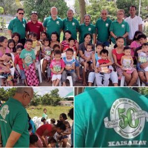 La Salle HS Class of 1970 visits their sponsored community