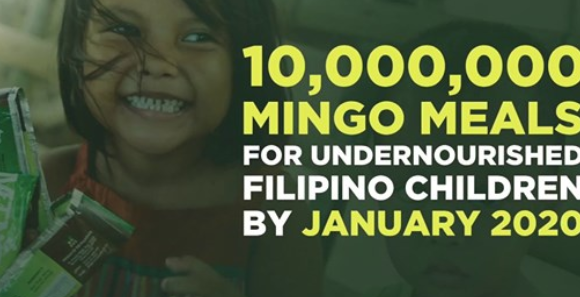 NVC Goal of 10 Million Mingo Meals by January 2020 achieved!