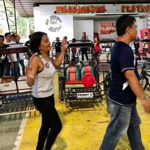 NVC family plays musical pedicabs at their Christmas party
