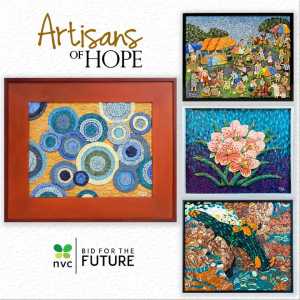 Artisans of Hope partners with Bid for the Future to sell mosaic art