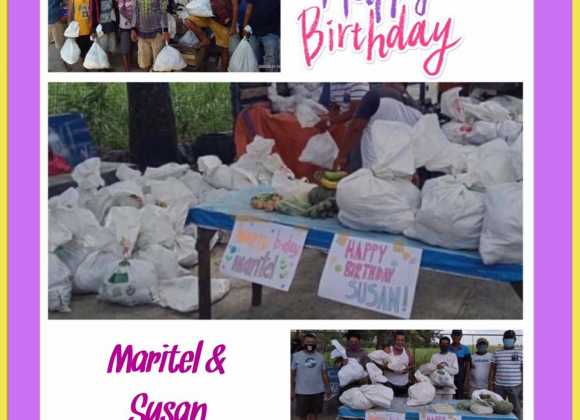 Maritel and Susan’s Birthday Buffet Table