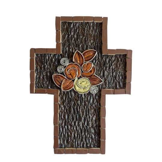 Medium Mosaic Cross - Bouquet Coffee Capsules ( C )