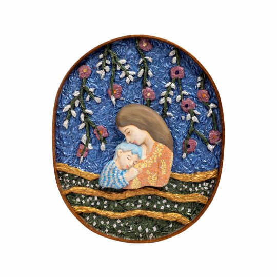 Mother and Child Mosaic - Oblong (A)