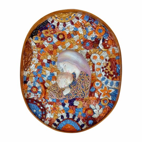 Mother and Child Mosaic - Oblong (C)