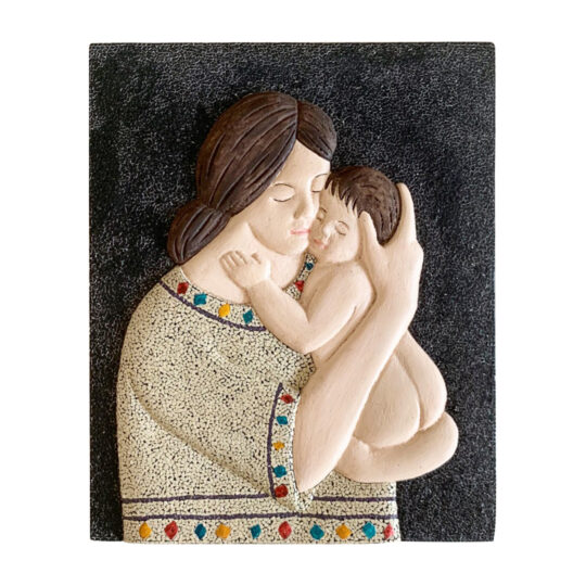 Mother and Child Mosaic - Eggshell (C)