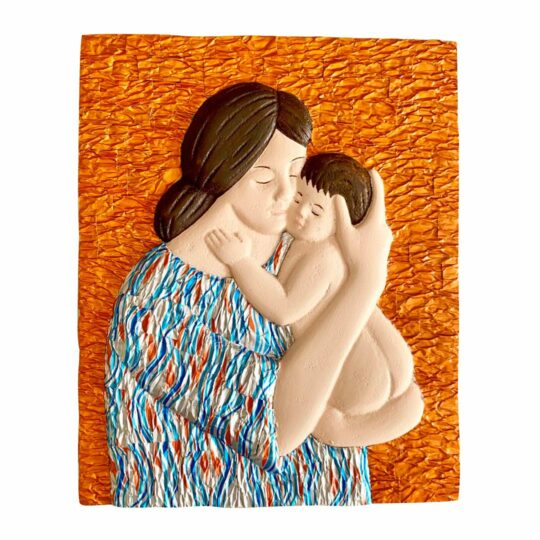 Mother and Child Mosaic - Coffee Capsules ( C )