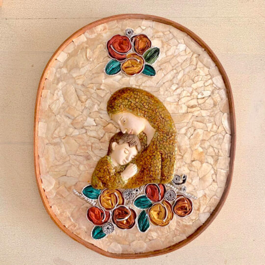 Mother and Child Mosaic - Oblong (F)