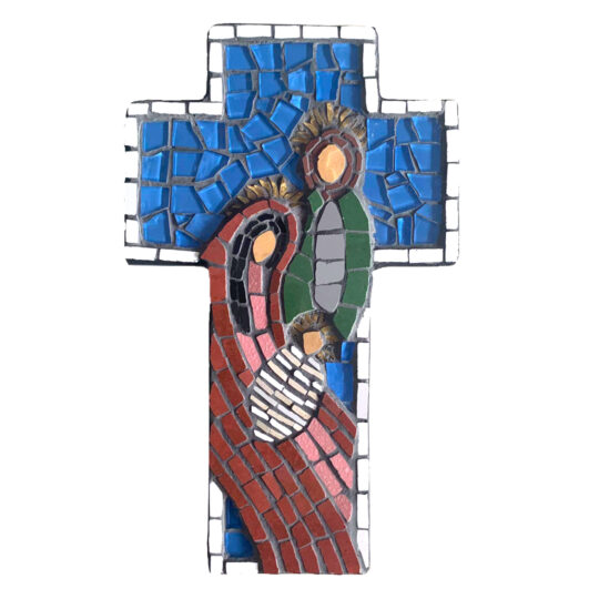 Large Cross - Nativity (Blue)