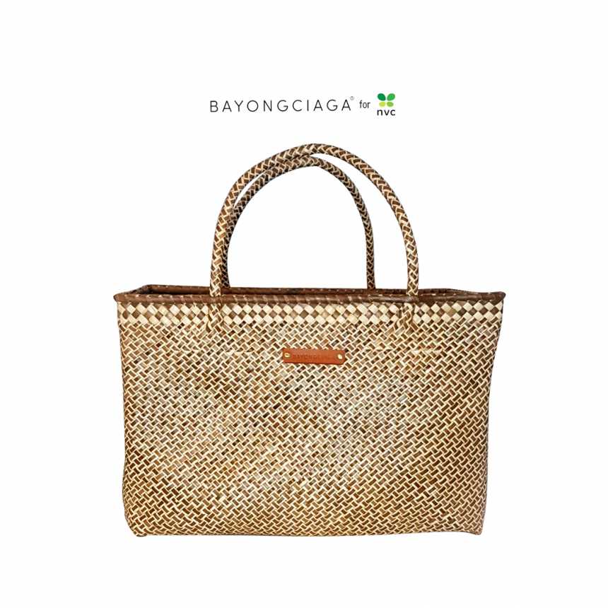 Bayongciaga Triple Weave Box Bag NVC Foundation A Philippine Charity