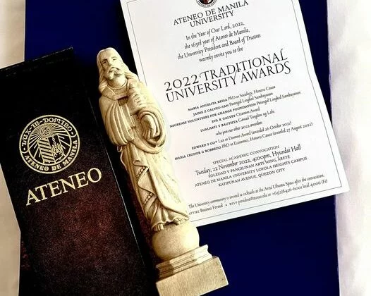 Ateneo de Manila University Confers the Parangal Lingkod Sambayanan on NVC Foundation