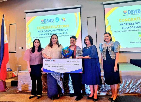 NVC Foundation Receives an Outstanding Auxiliary Social Welfare and Development Agency Award from the Department of Social Welfare and Development