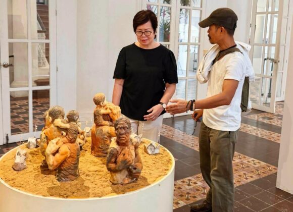 Local Artist Pays Tribute to NVC’s Rehabilitation Work in La Carlota after Typhoon Tino